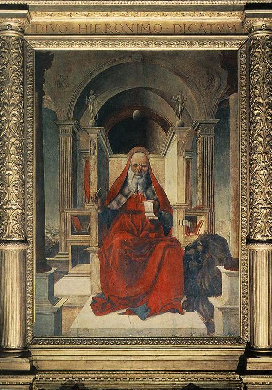COSTA, Lorenzo St Jerome dfg Sweden oil painting art